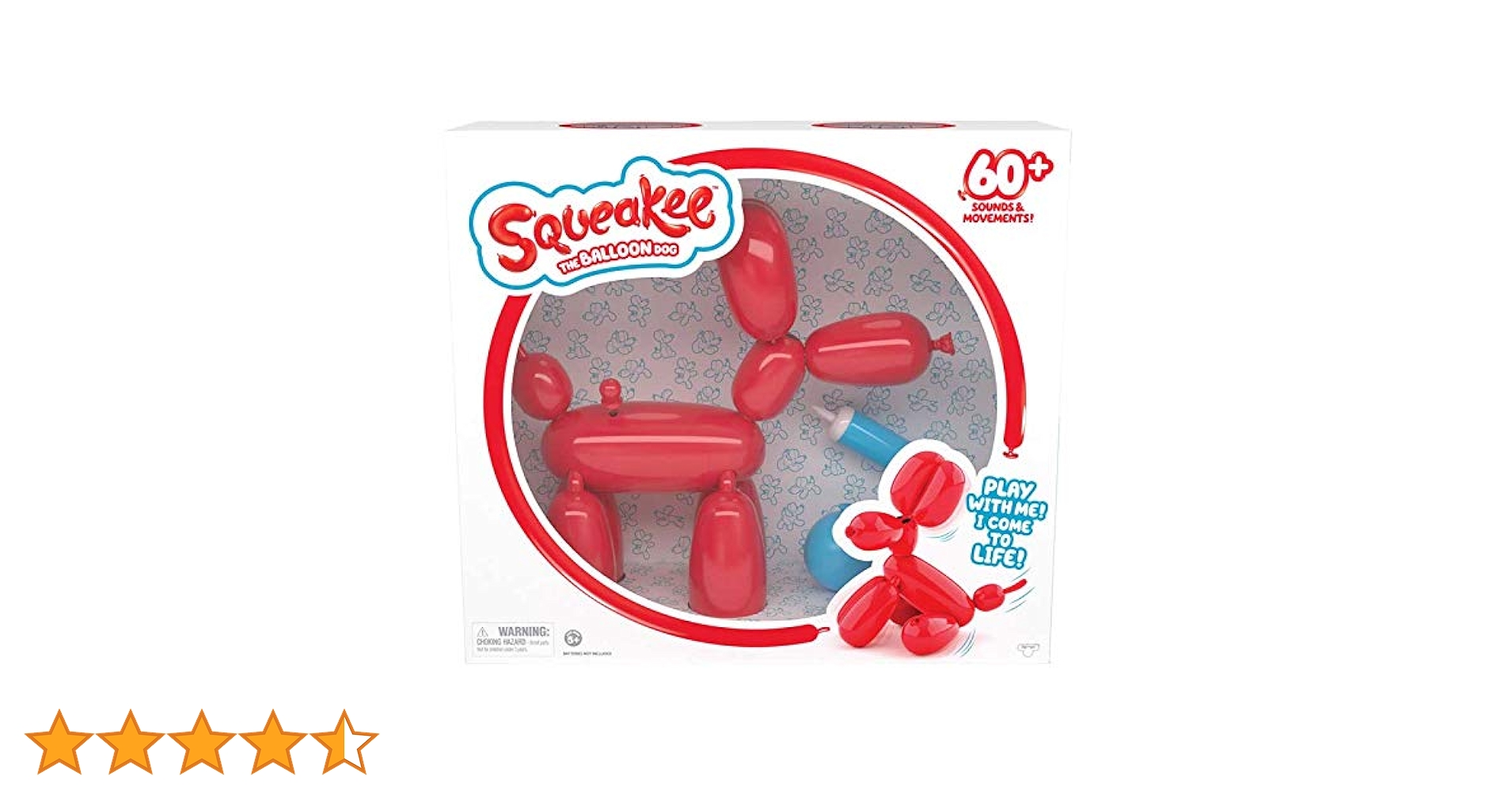 Amazon | 「SQUEAKEE The Balloon Dog」 パーソナリティで膨らむ